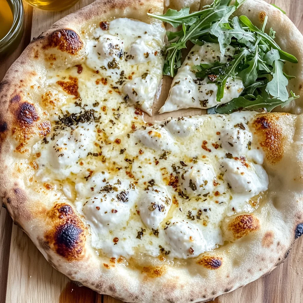 Irresistible White Sauce Pizza with Creamy Garlic Bliss