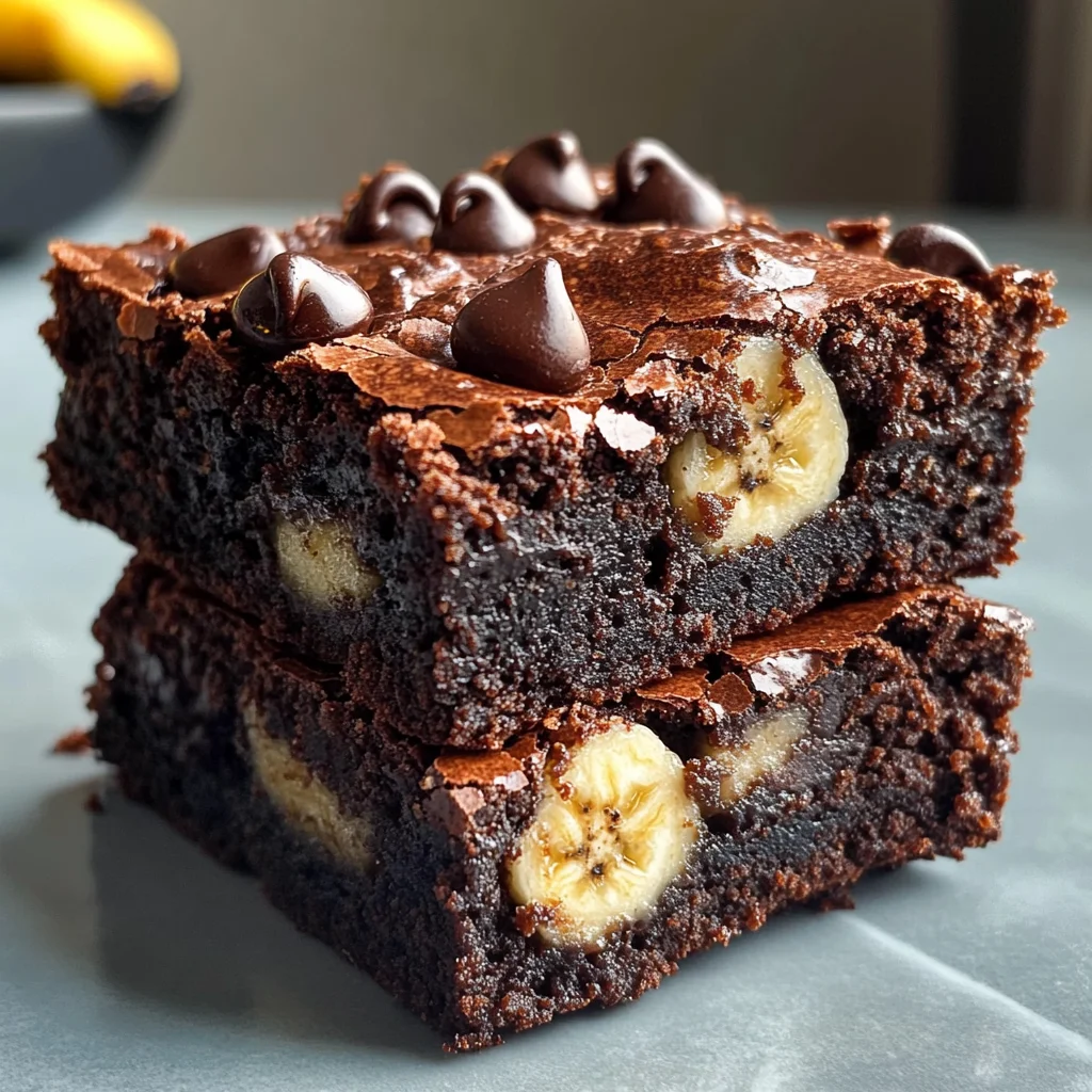 Banana Bread Brownies