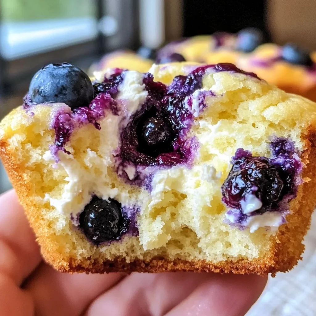Blueberry Cream Cheese Muffins