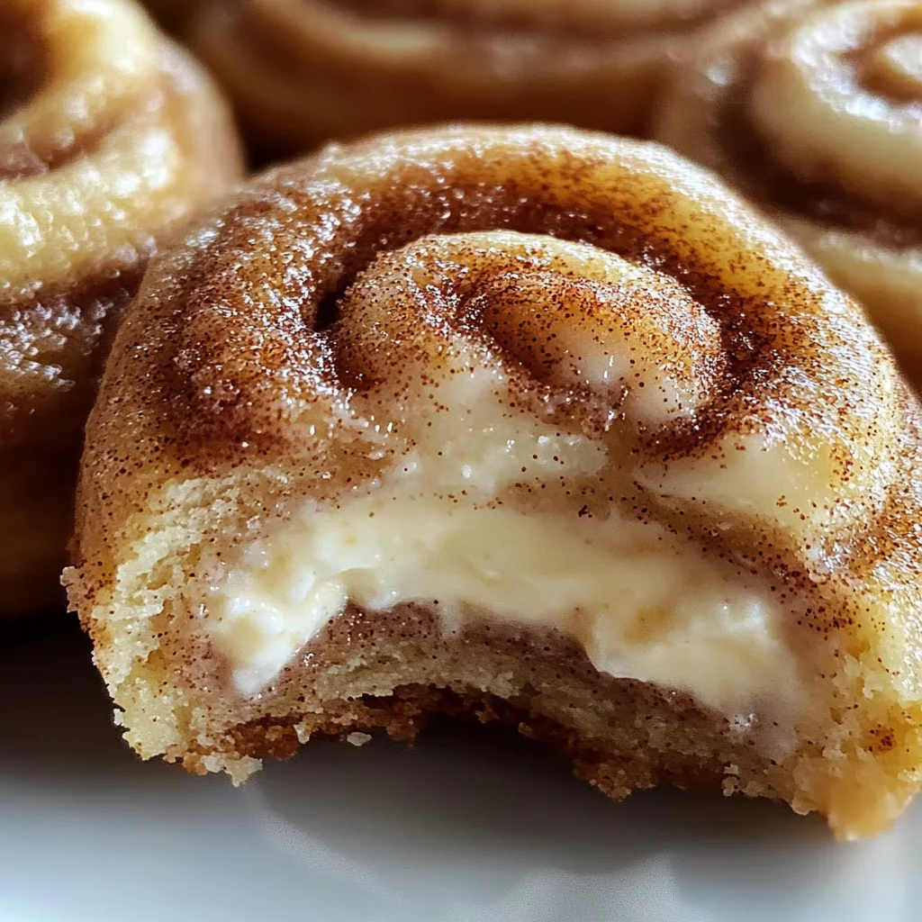 Cinnamon Roll Cheesecake Cookies That Melt in Your Mouth