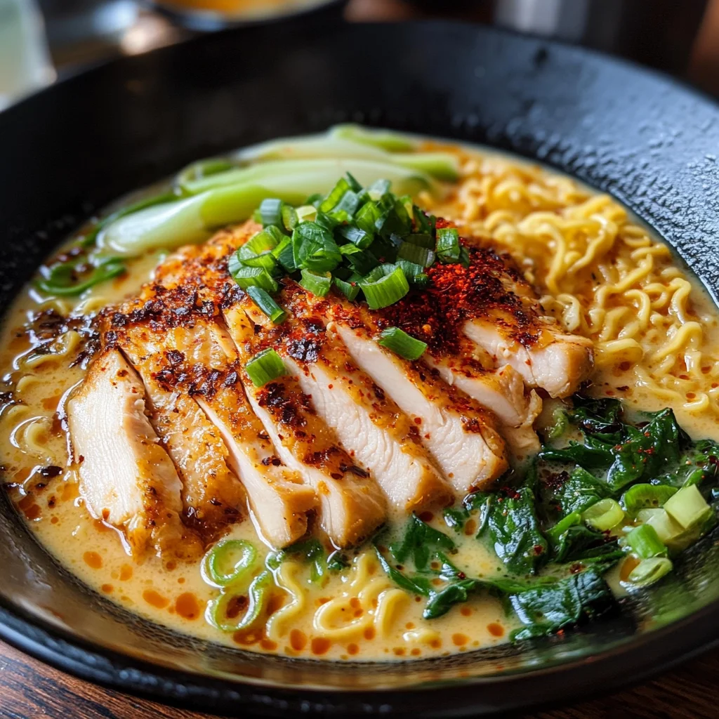Creamy Garlic Chicken Ramen – Classic Ramen for Cold Day Dinners