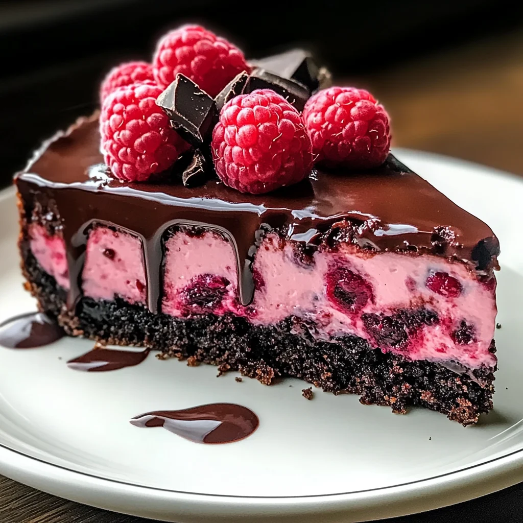 Decadent Dark Chocolate Raspberry Cheesecake You'll Adore