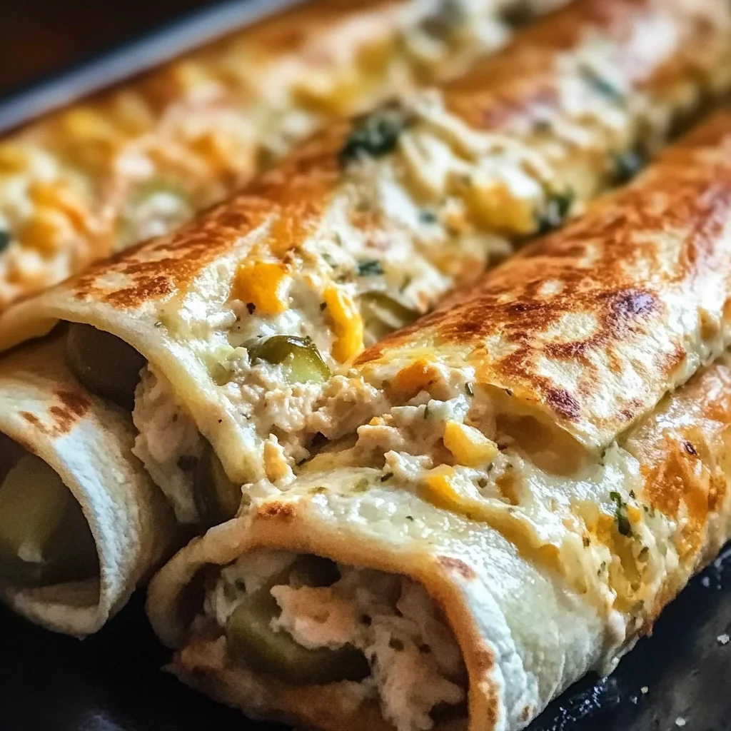 Dill Pickle Ranch Chicken Taquitos