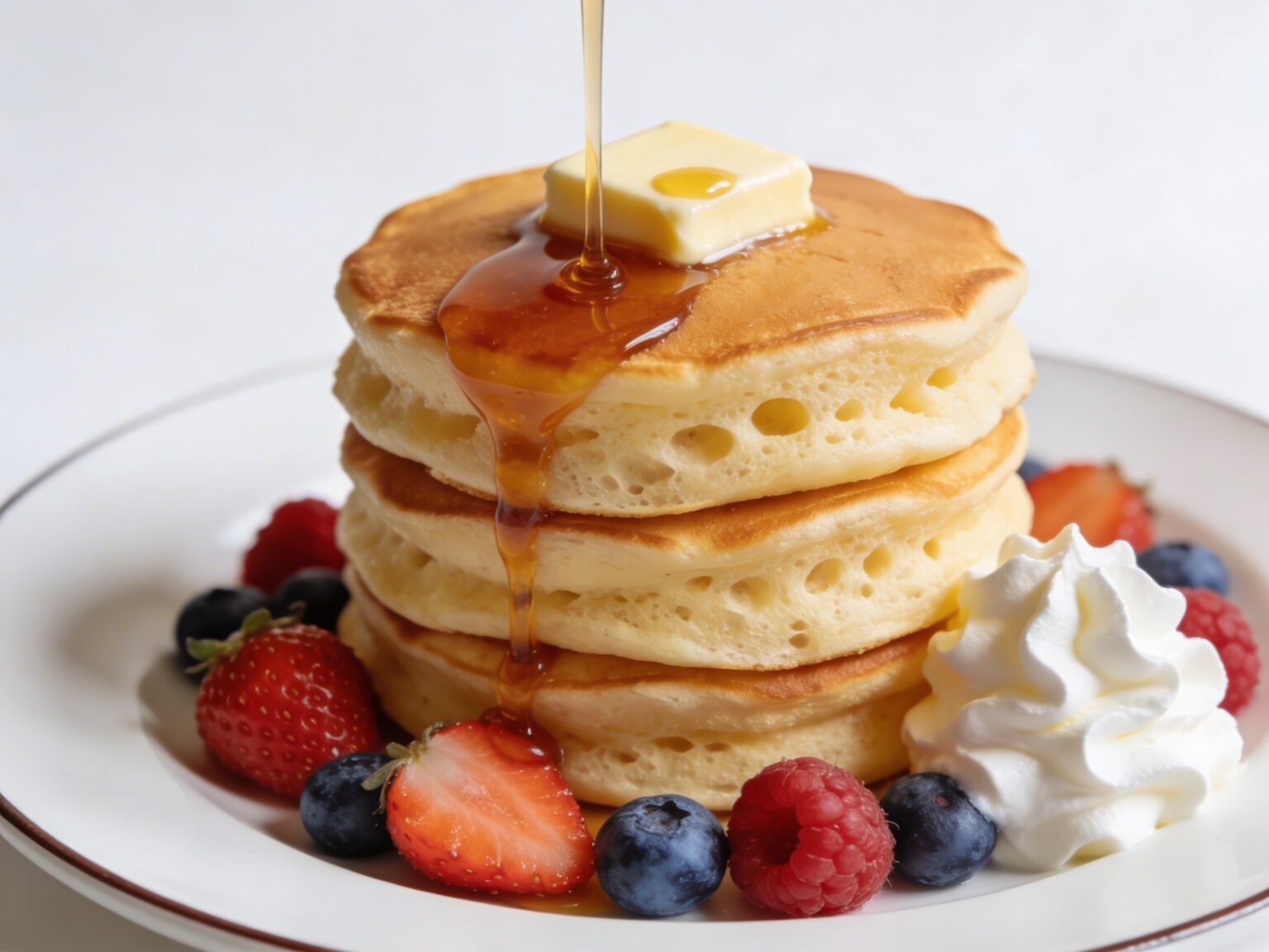 Fluffy Japanese Soufflé Pancakes