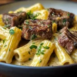 Garlic Butter Steak Rigatoni (Easy & Creamy Family Favorite)