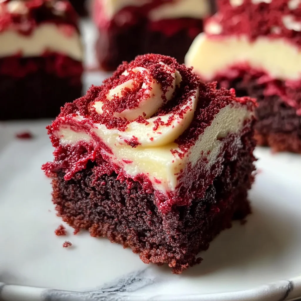 Homemade Red Velvet Brownie Bites - theamazingfood