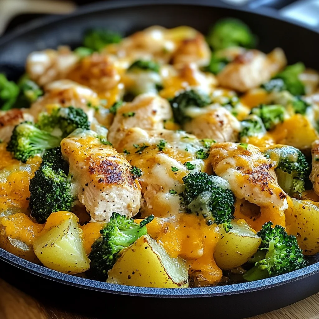 Kartoffel-Hähnchen-Pfanne