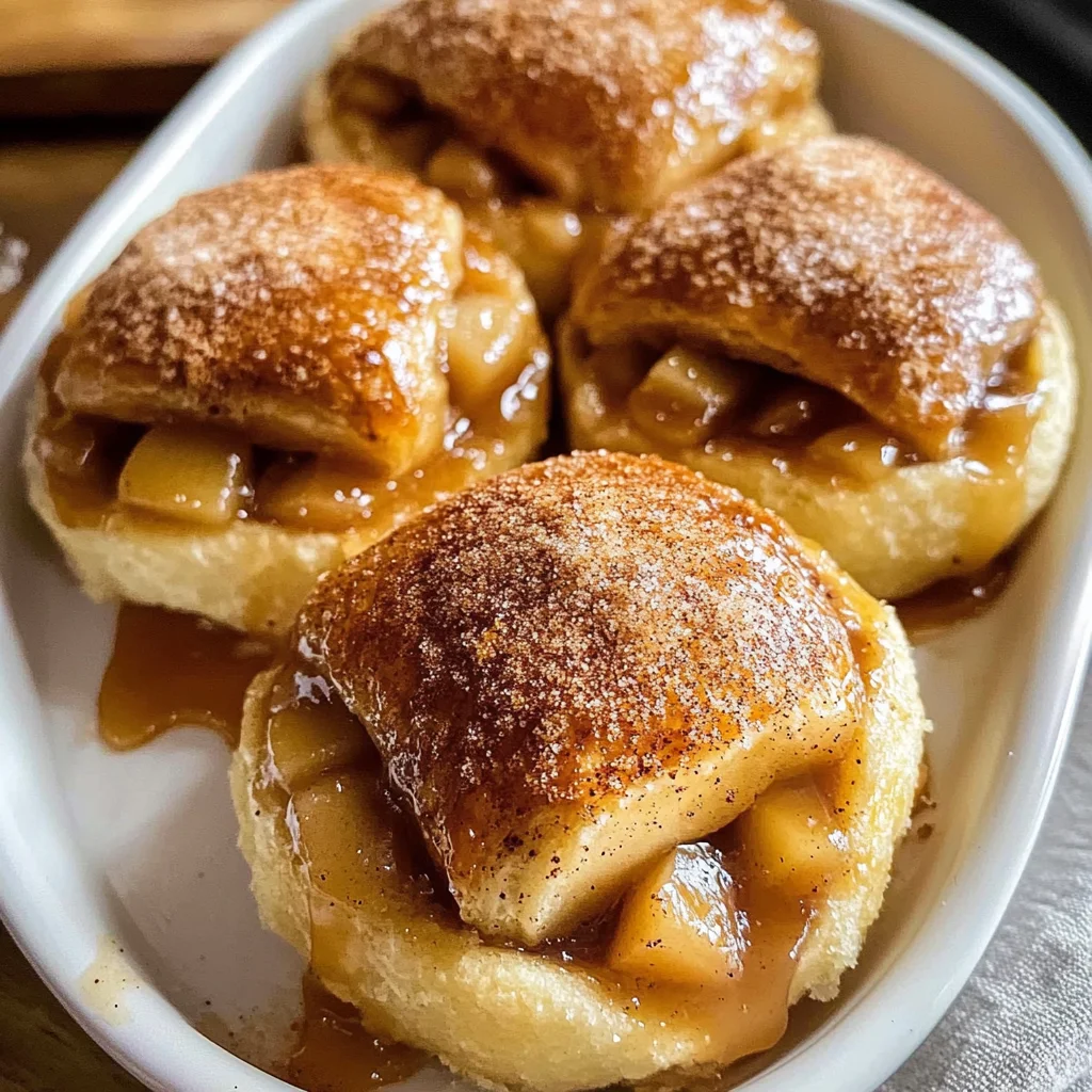 Mouthwatering Caramel Apple Pie Bombs