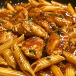 One-Pan Tangy Honey BBQ Chicken Penne