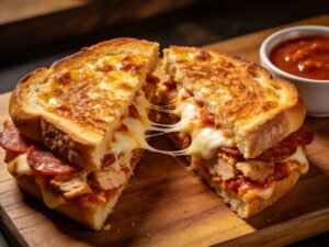Pizza Grilled Cheese Sandwiches