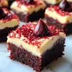 Red Velvet Cheesecake Brownies – Swirled, Fudgy, and Absolutely Irresistible