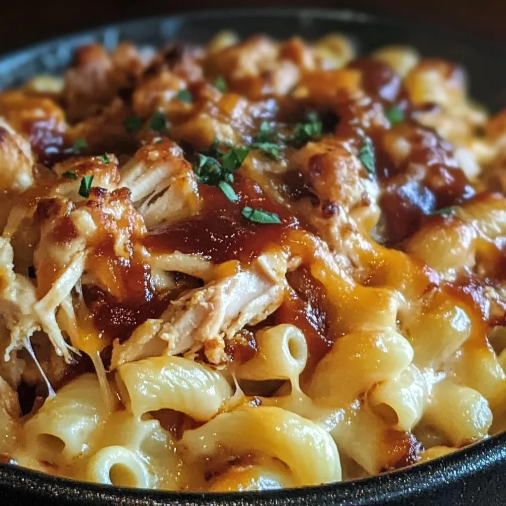 Savory BBQ Chicken Mac and Cheese