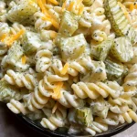 Simple Dill Pickle Pasta Salad - theamazingfood