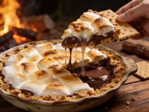 S'mores Campfire Pie Indoor