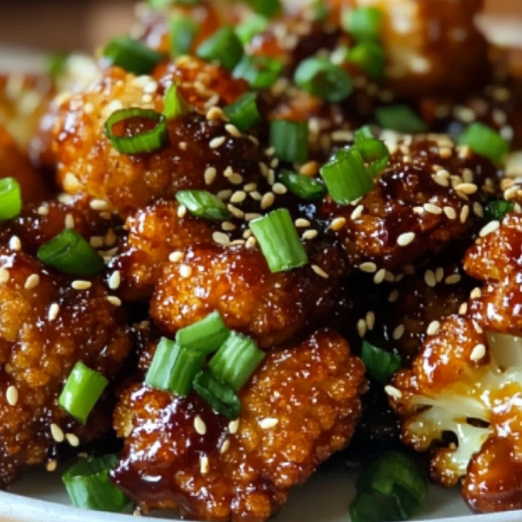 Amazing Sticky Honey Garlic Cauliflower in 5 Steps