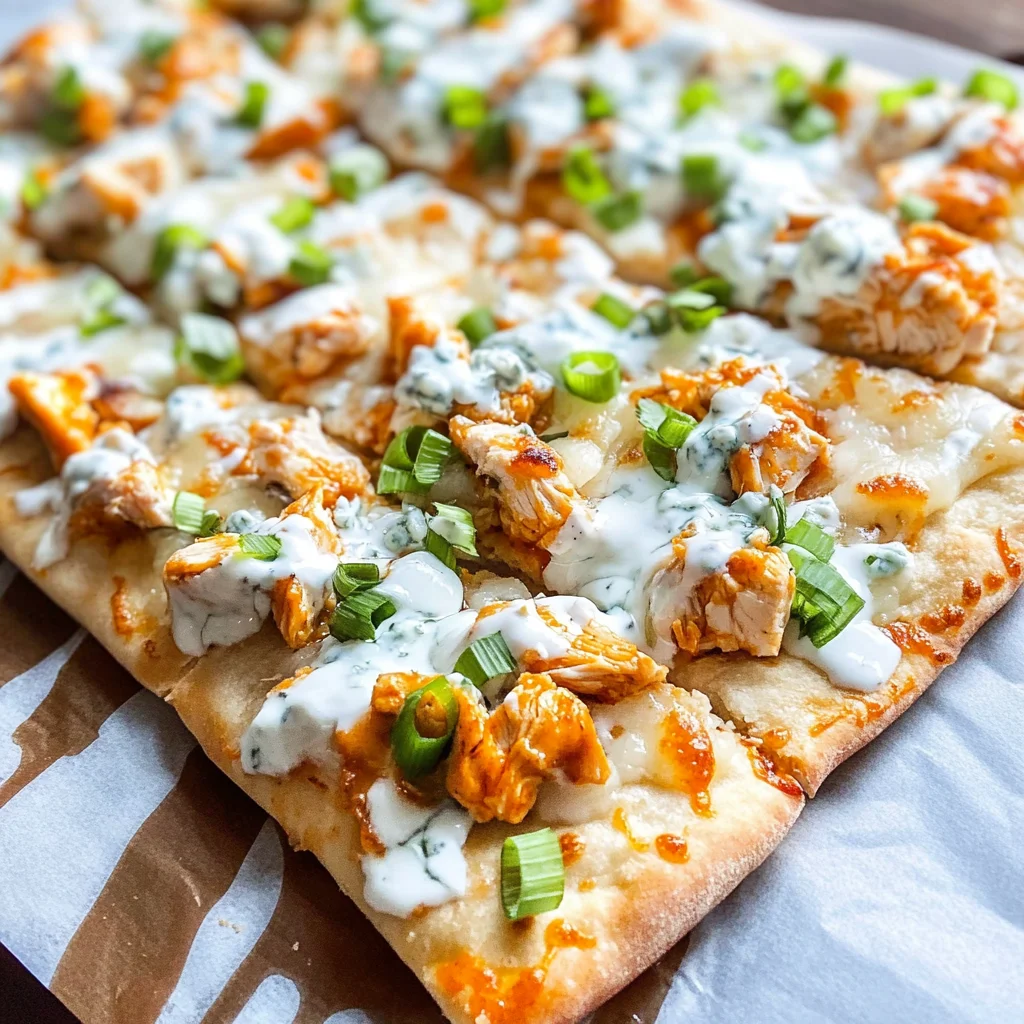 Buffalo Chicken Flatbread
