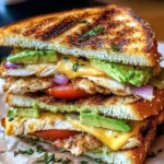 Chicken Avocado Melt Sandwich