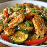 Chicken Zucchini Stir Fry