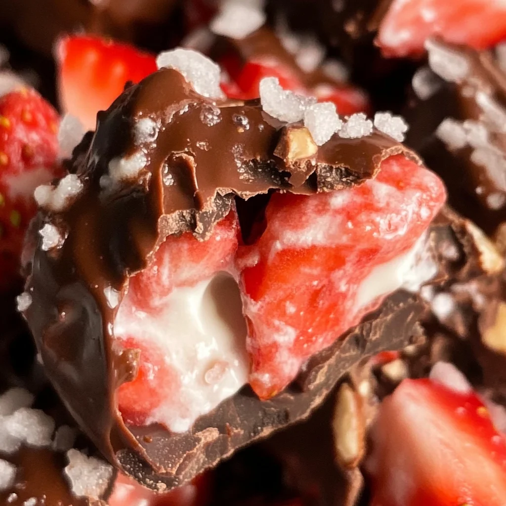 Chocolate Strawberry Yogurt Clusters (Viral Recipe!)