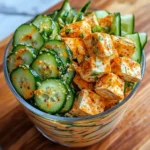 Creamy Asian Cucumber Salad Bowl Recipe