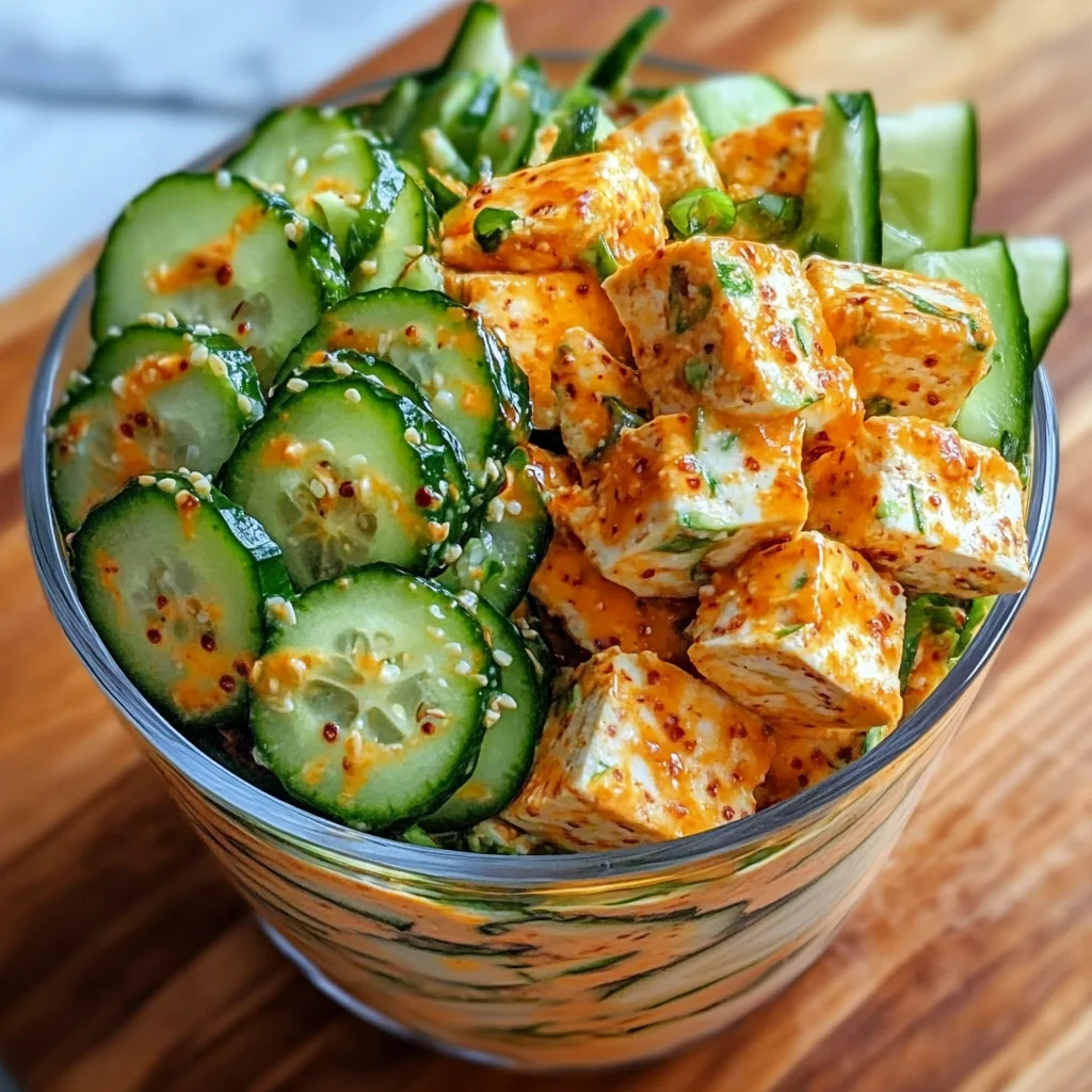 Creamy Asian Cucumber Salad Bowl Recipe