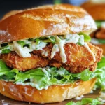 Crispy Chicken Caesar Sandwich