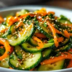 Cucumber Carrot Salad (15 Minutes, Big Crunch!)