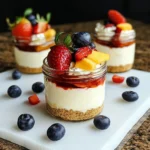 Healthy Protein Cheesecake Jars