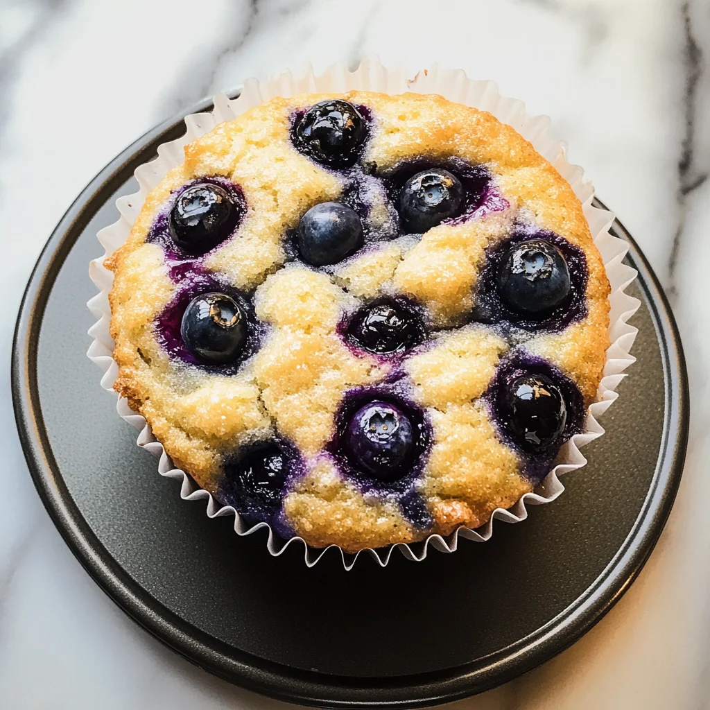 Homemade Blueberry Protein Muffins