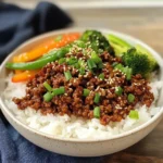 Korean Ground Beef Bowl (25-Minutes)