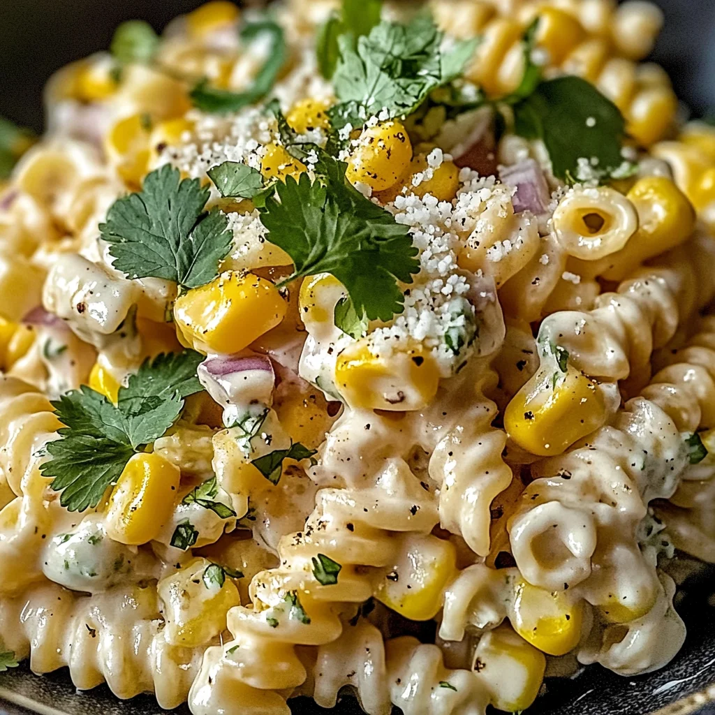 Mexican Street Corn Pasta Salad is a must-try dish!