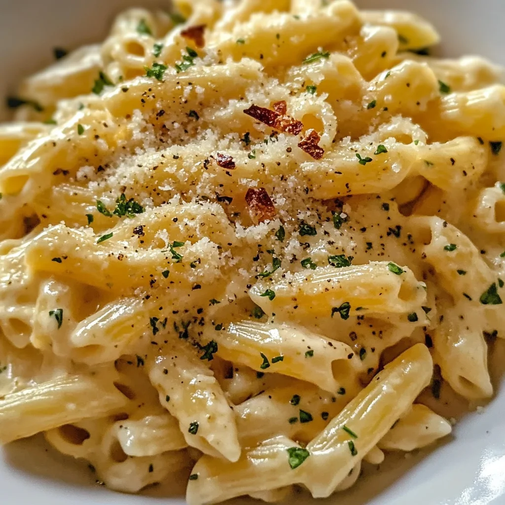 One Pot Creamy Garlic Pasta (Just 20 Minutes!)