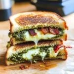 Sourdough Pesto Grilled Cheese