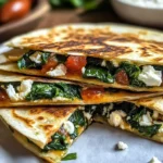 Spinach and Feta Quesadillas