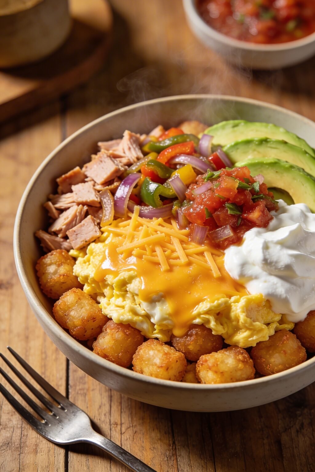 Tater Tot Breakfast Bowl Recipe
