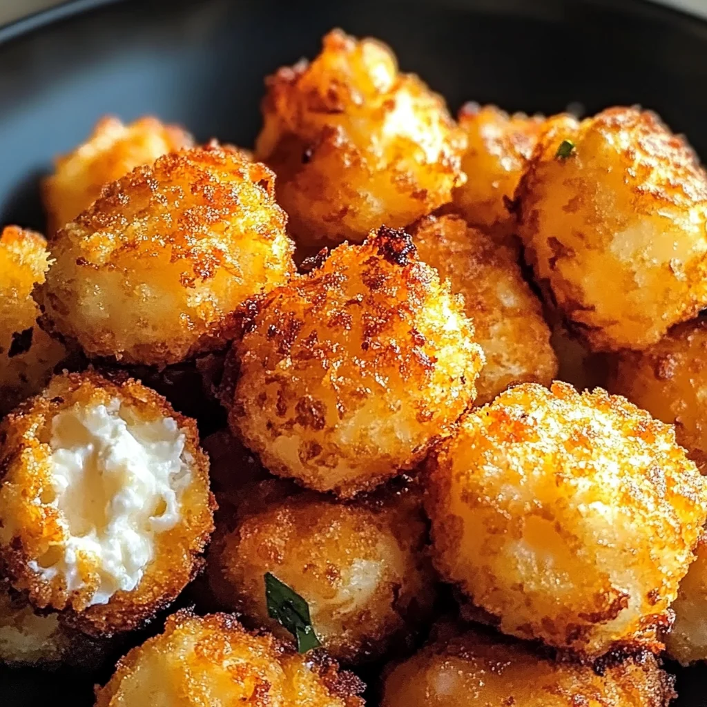 Two Ingredient Cottage Cheese Tots
