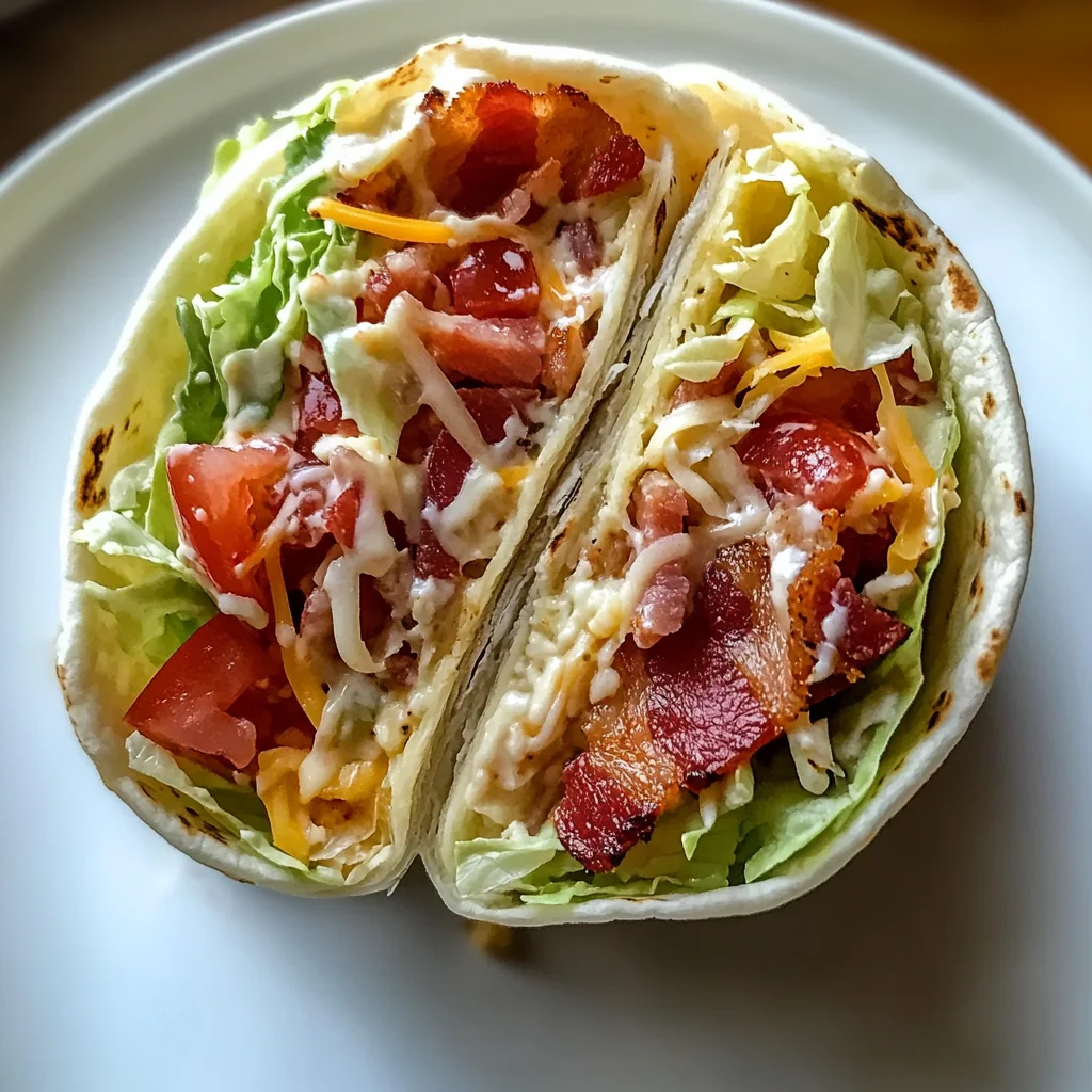 Zesty BLT Wraps with Chipotle Mayo