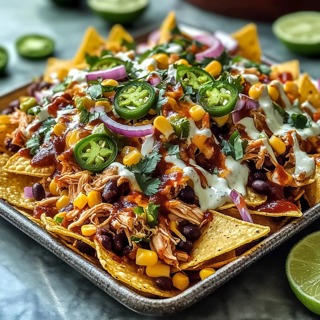 30-Minute BBQ Chicken Nachos