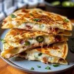 Bacon Jalapeño Popper Quesadillas