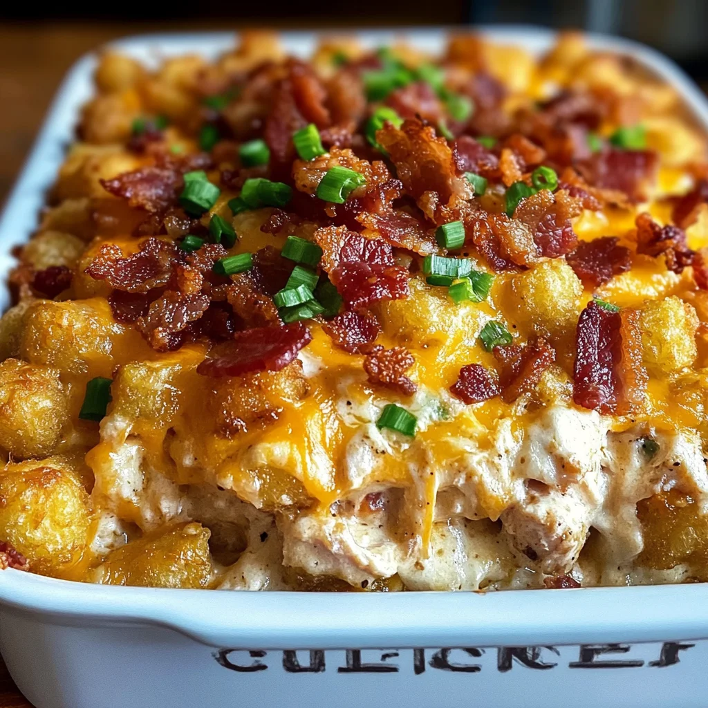 Bacon Ranch Tater Casserole