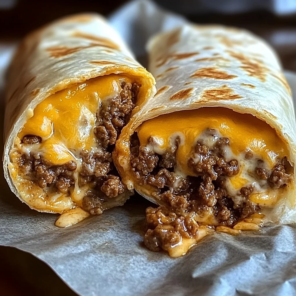 Beef Cheese Burritos
