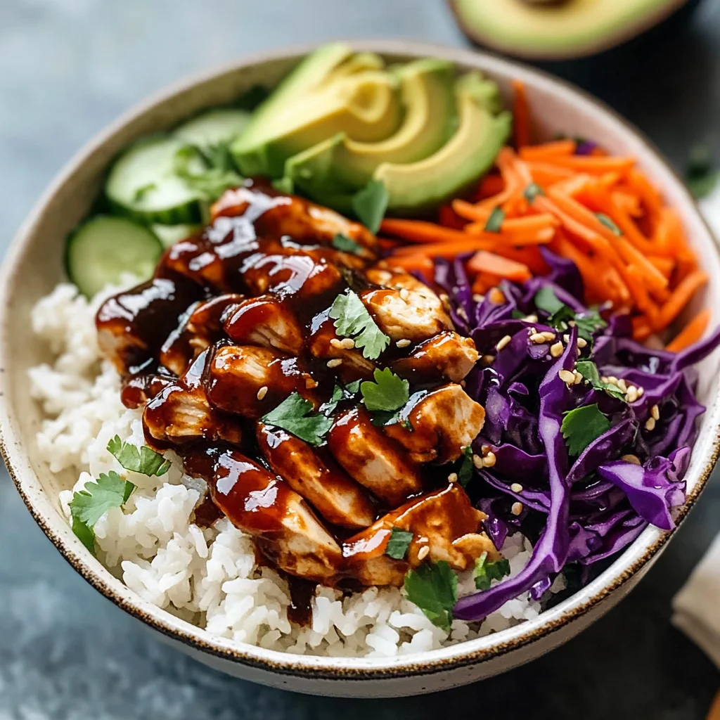 Best BBQ Chicken Rice Bowls