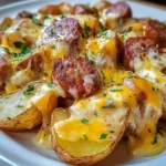 Cheesy Sausage Potatoes