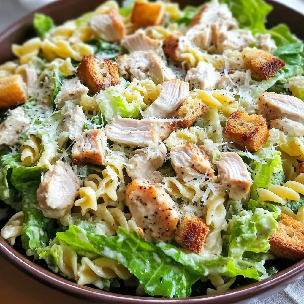Chicken Caesar Pasta Salad