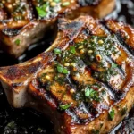 Classic Grilled Bone In Pork Chops