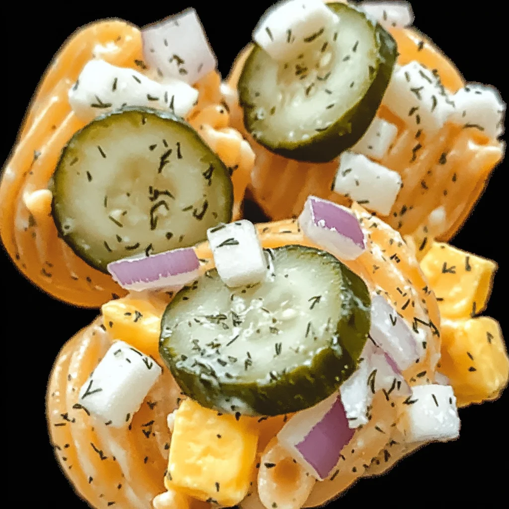 Creamy Pickle Pasta Salad - theamazingfood