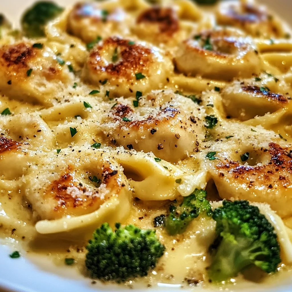 Garlic Parmesan Chicken Tortellini