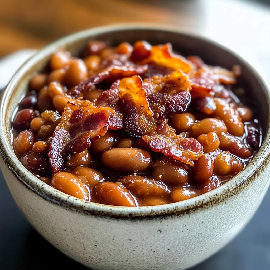 Homemade Canned Baked Beans