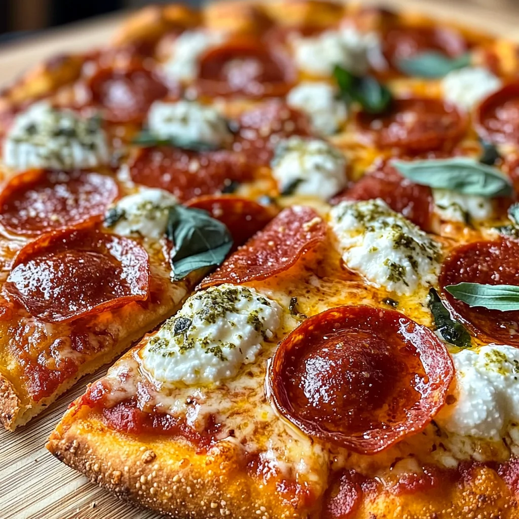 Hot Honey Pepperoni Pizza