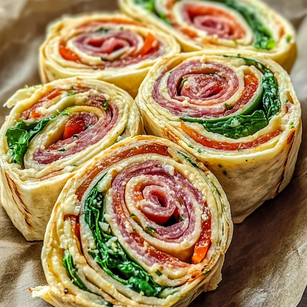 Italian Pinwheel Sandwiches